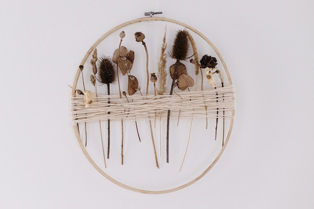 Авторская вышитая картина на льне